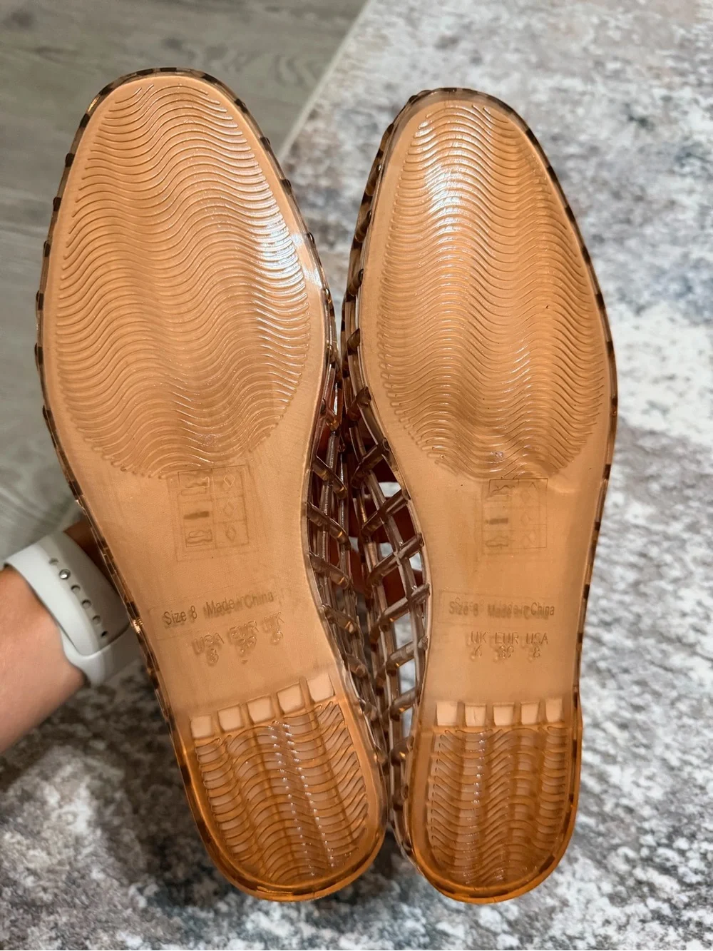 Dolce Vita Jam Mocha Jelly Flats